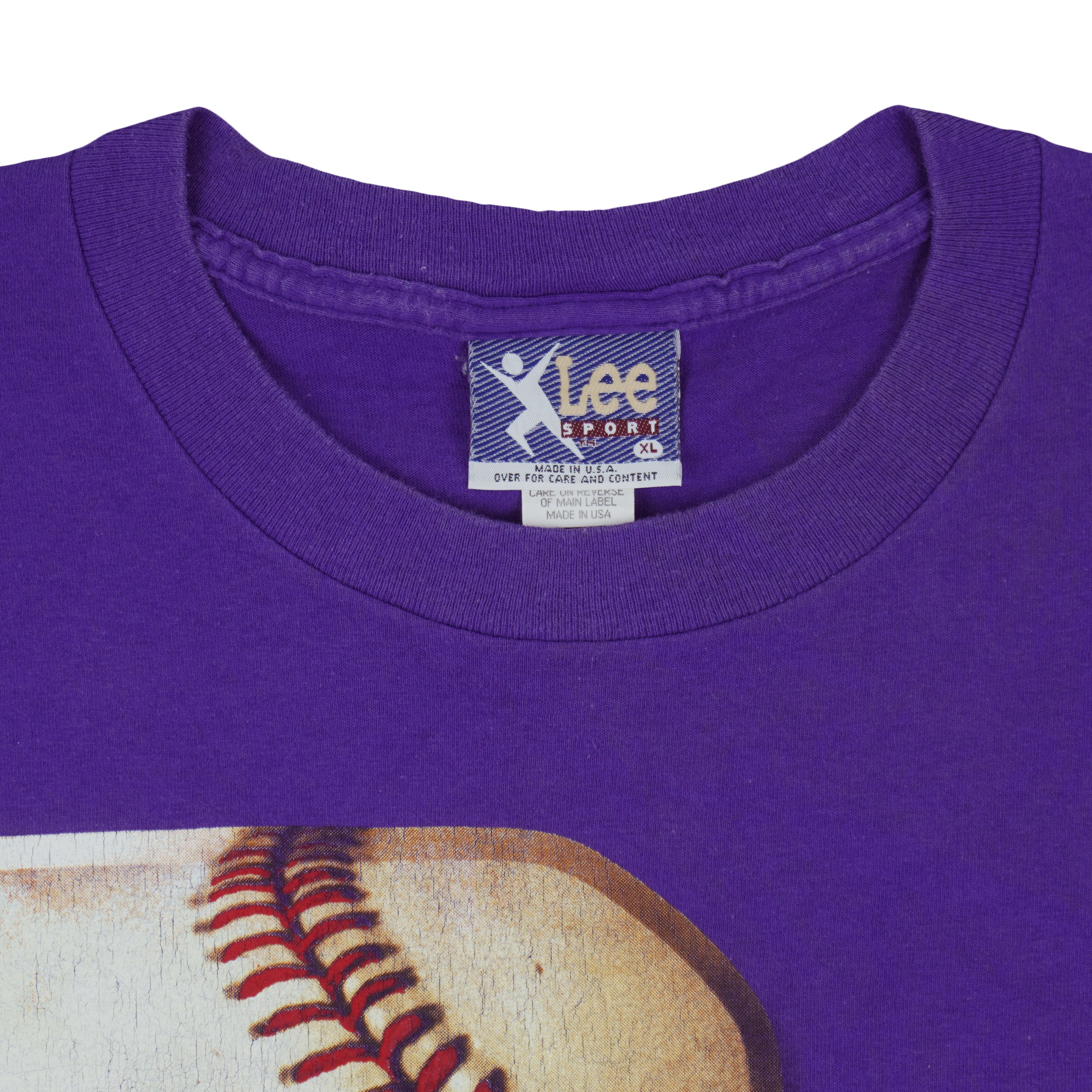 MLB (Lee) - Colorado Rockies Big Spell-Out T-Shirt 1996 X-Large Vintage Retro Baseball