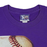 MLB (Lee) - Colorado Rockies Big Spell-Out T-Shirt 1996 X-Large Vintage Retro Baseball