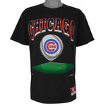 MLB (Nutmeg) - Chicago Cubs Spell-Out T-Shirt 1990s Medium