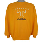 NCAA (M.J Soffe) - Tennessee Volunteers National Champions Sweatshirt 1998 Large Vintage Retro
