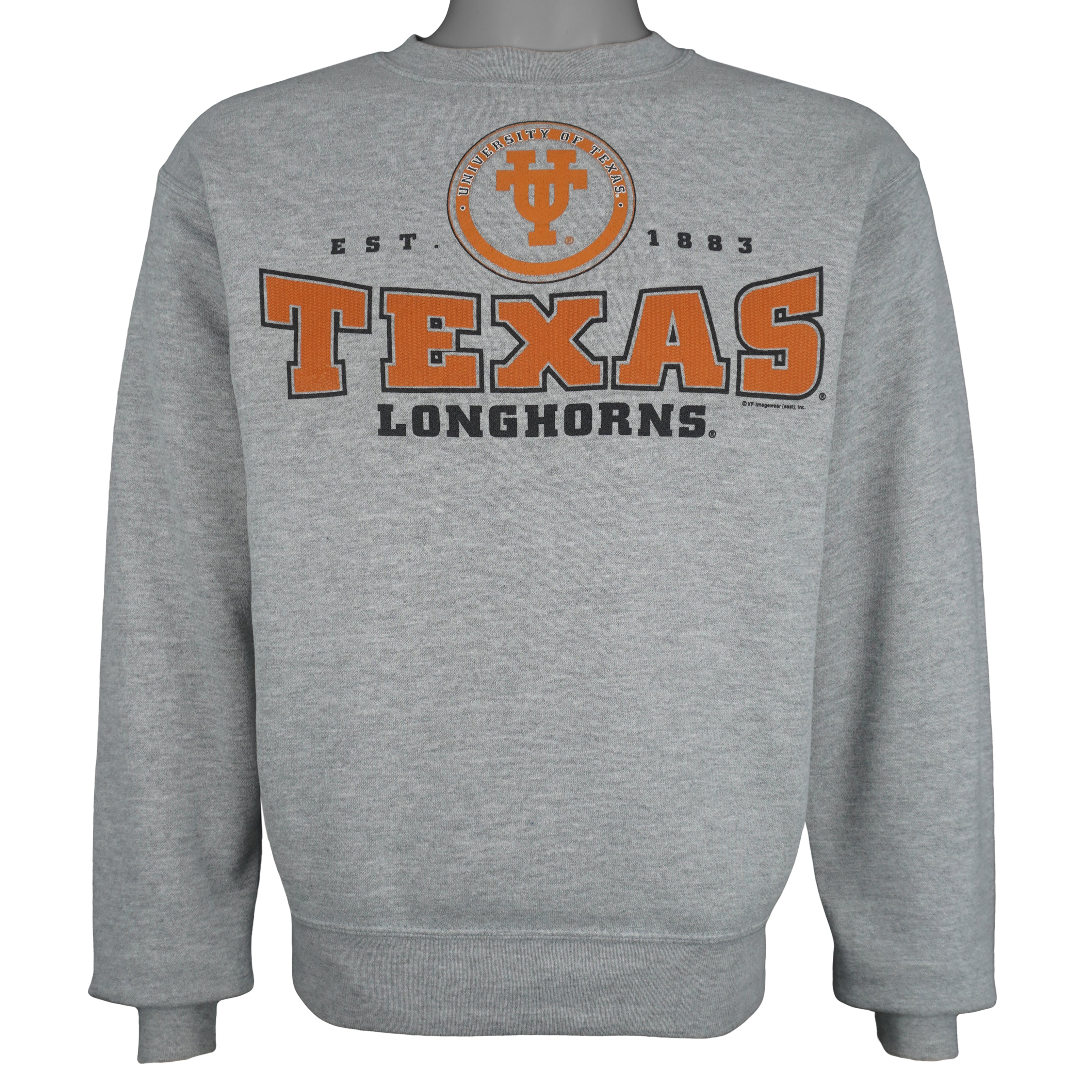 NCAA (Lee Sport) - Texas Longhorns Crew Neck Sweatshirt 1990s Medium Vintage Retro