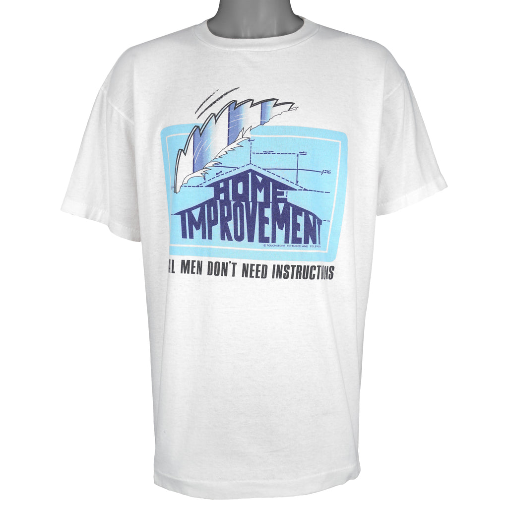 Vintage (Stanley Desantis) - Home Improvement Single Stitch T-Shirt 1990s X-Large Vintage Retro