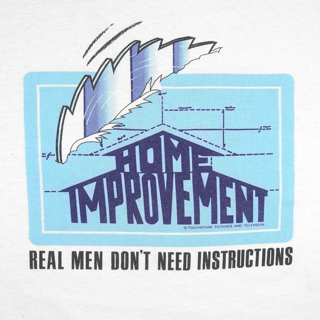 Vintage (Stanley Desantis) - Home Improvement Single Stitch T-Shirt 1990s X-Large Vintage Retro