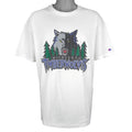 Champion - Minnesota Timberwolves Single Stitch T-Shirt 1990s X-Large Vintage Retro Basketball