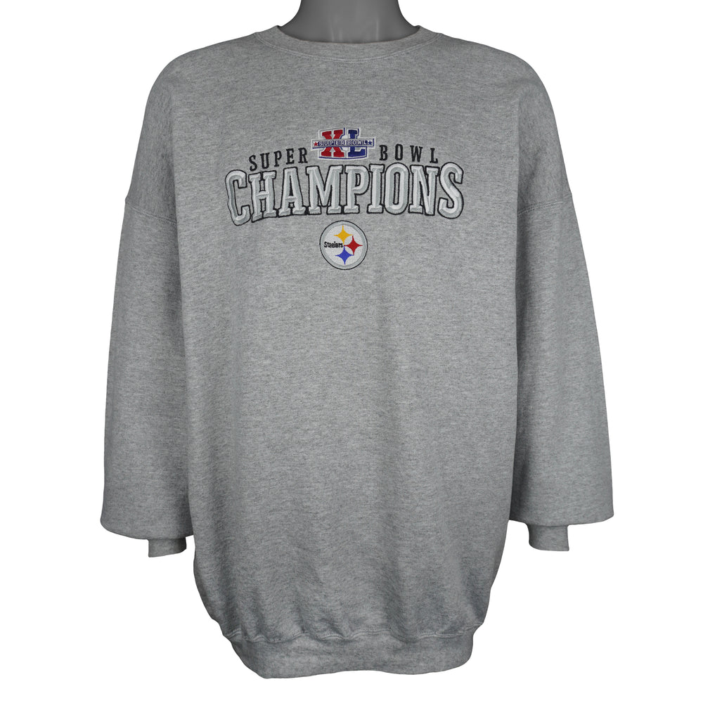 Reebok (NFL) - Pittsburgh Steelers Super Bowl Champions Sweatshirt 1990s X-Large Vintage Retro Football