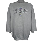 Reebok (NFL) - Pittsburgh Steelers Super Bowl Champions Sweatshirt 1990s X-Large Vintage Retro Football