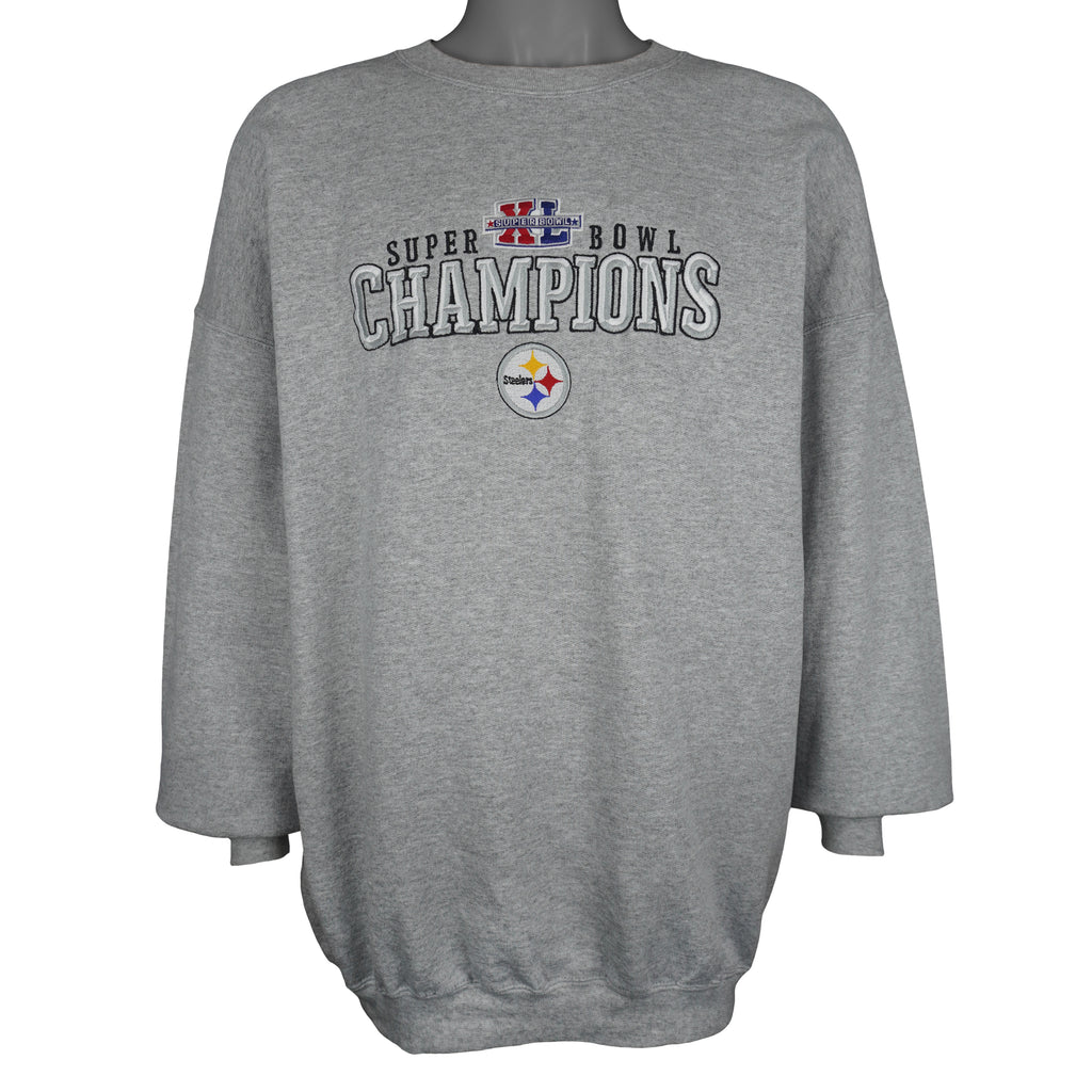 Reebok (NFL) - Pittsburgh Steelers Super Bowl Champions Sweatshirt 1990s X-Large Vintage Retro Football