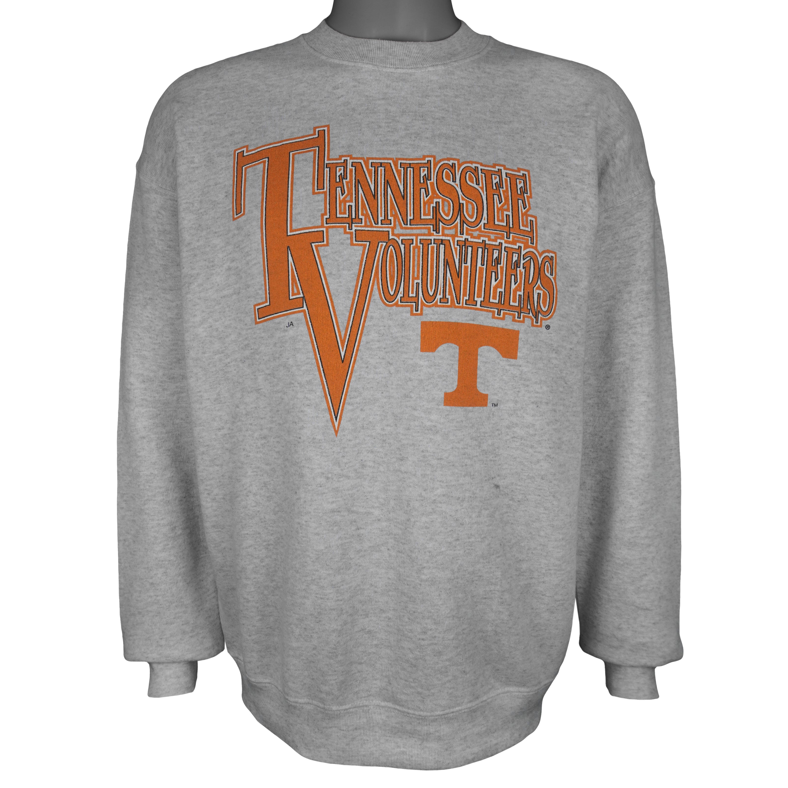 NCAA (Joy Athletic) - Tennessee Volunteers Crew Neck Sweatshirt 1990s Large Vintage Retro