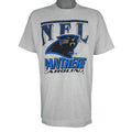 NFL (Fruit Of The Loom) - Carolina Panthers Single Stitch T-Shirt 1993 Large Vintage Retro Football