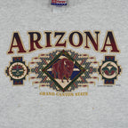 Vintage (Hanes) - Arizona Grand Canyon State Crew Neck Sweatshirt 1990s Large Vintage Retro