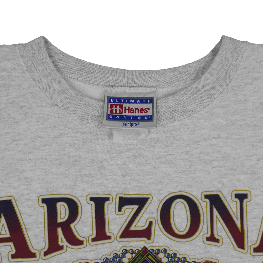 Vintage (Hanes) - Arizona Grand Canyon State Crew Neck Sweatshirt 1990s Large Vintage Retro