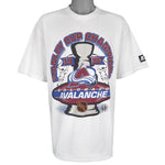 Starter (NHL) - Colorado Avalanche Stanley Cup Champs T-Shirt 1996 X-Large
