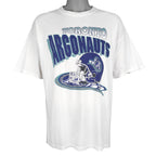 Vintage CFL (Tultex) - Toronto Argonauts Helmet T-Shirt 1990s X-Large in white