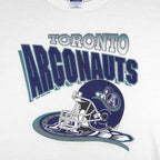 Vintage CFL (Tultex) - Toronto Argonauts Helmet T-Shirt 1990s X-Large in white