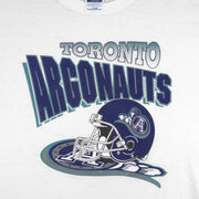 Vintage CFL (Tultex) - Toronto Argonauts Helmet T-Shirt 1990s X-Large in white