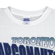 Vintage CFL (Tultex) - Toronto Argonauts Helmet T-Shirt 1990s X-Large in white