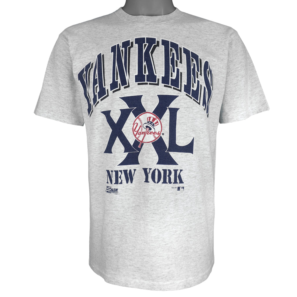 MLB (Salem) - New York Yankees XXL Single Stitch T-Shirt 1990 Medium Vintage Retro Baseball