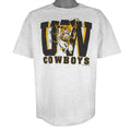 NCAA (Hanes) - UW Wyoming Cowboys Breakout T-Shirt 1990s X-Large Vintage Retro