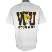 NCAA (Hanes) - UW Wyoming Cowboys Breakout T-Shirt 1990s X-Large Vintage Retro