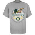 NFL (Lee) - Oakland Athletics Baseball T-Shirt 2004 Large Vintage Retro Football