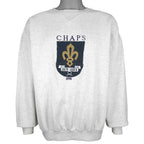 Ralph Lauren (Chaps) - Embroidered Crew Neck Sweatshirt 1990s X-Large Vintage Retro
