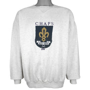 Ralph Lauren (Chaps) - Embroidered Crew Neck Sweatshirt 1990s X-Large Vintage Retro