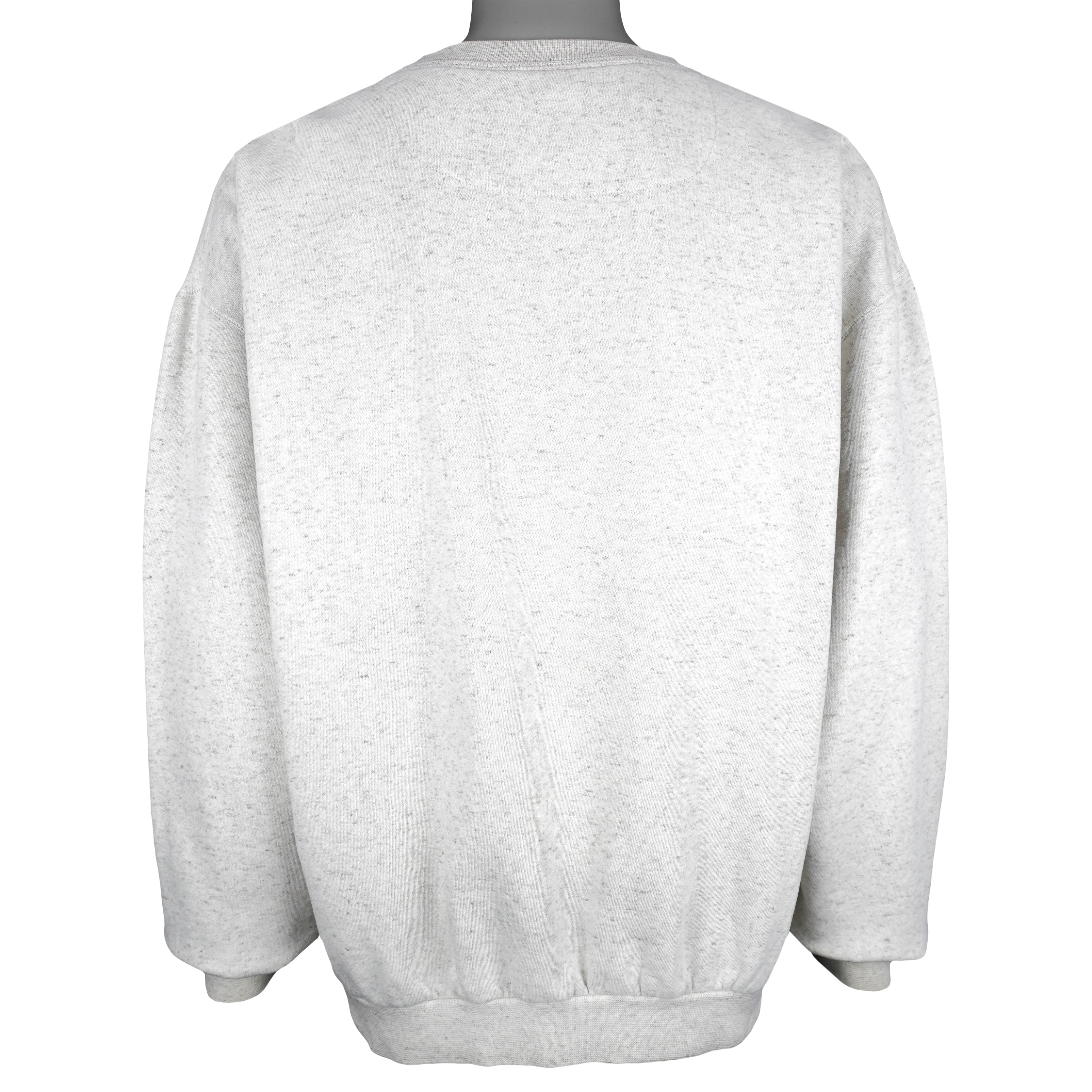 Ralph Lauren (Chaps) - Embroidered Crew Neck Sweatshirt 1990s X-Large Vintage Retro