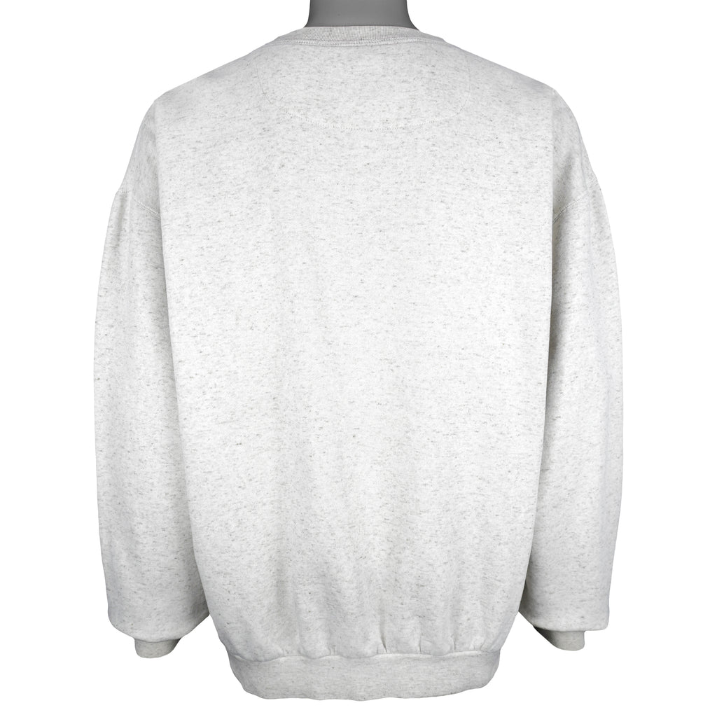 Ralph Lauren (Chaps) - Embroidered Crew Neck Sweatshirt 1990s X-Large Vintage Retro