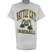 MLB (Fruit of the Loom) - Michigan Battle Cats Single Stitch T-Shirt 1995 Large Vintage Retro Baseball