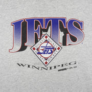 NHL (Fruit Of The Loom) - Winnipeg Jets Single Stitch T-Shirt 1993 X-Large vintage Retro Hockey
