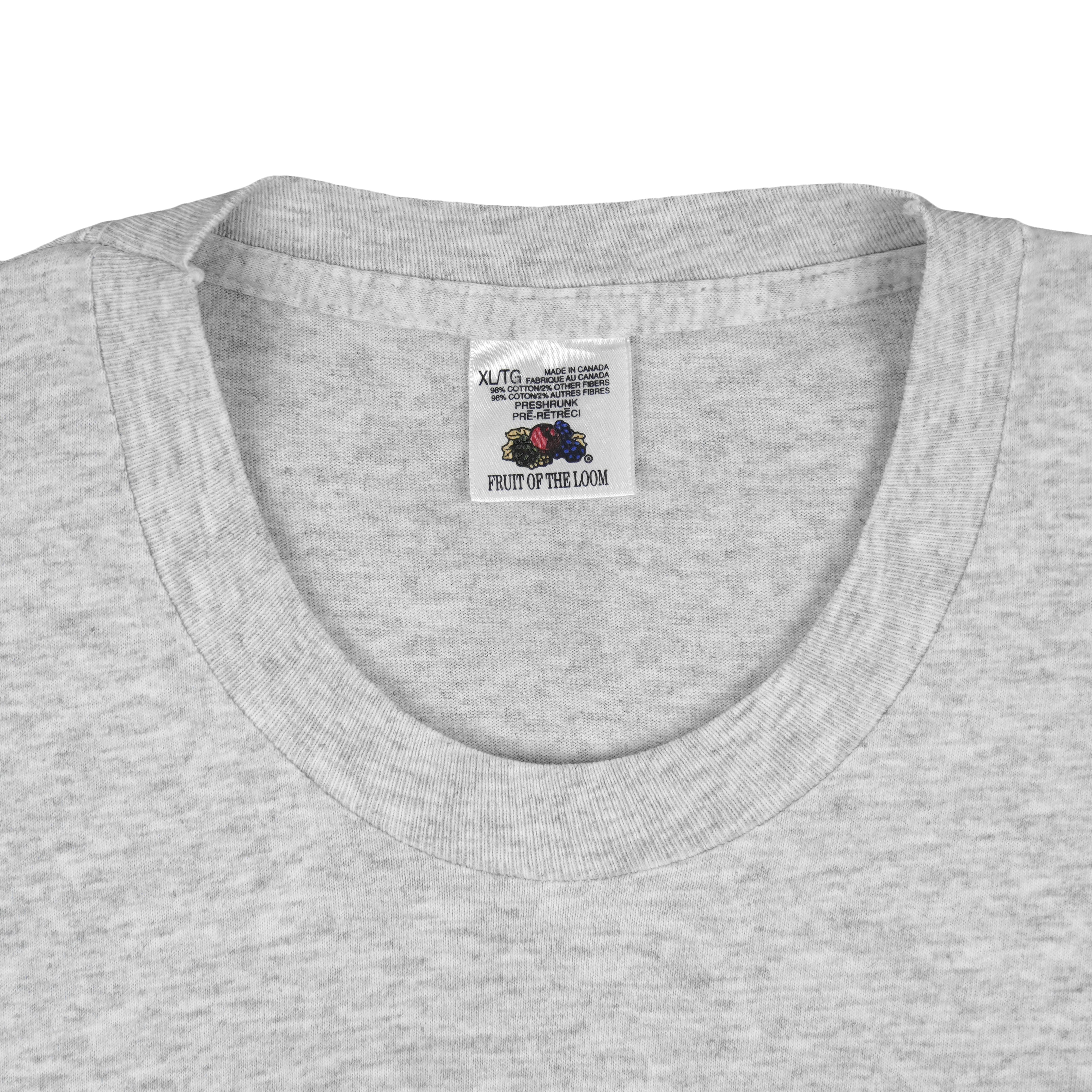 NHL (Fruit Of The Loom) - Winnipeg Jets Single Stitch T-Shirt 1993 X-Large vintage Retro Hockey