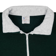 Vintage - Grey & Green San Francisco 1/4 Zip Sweatshirt 1990s X-Large Vintage Retro