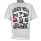 CFL - Calgary Stampeders VS Winnipeg Blue Bombers Grey Cup Champions T-Shirt 1992 X-Large Vintage Retro Football