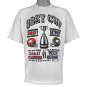 CFL - Calgary Stampeders VS Winnipeg Blue Bombers Grey Cup Champions T-Shirt 1992 X-Large Vintage Retro Football