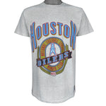 NHL (Nutmeg) - Edmonton Oilers Member Club Single Stitch T-Shirt 1990s Large Vintage Retro Hockey