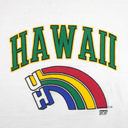 NCAA (Oneita) - University of Hawaii Single Stitch T-Shirt 1990s Large Vintage Retro