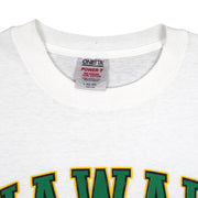 NCAA (Oneita) - University of Hawaii Single Stitch T-Shirt 1990s Large Vintage Retro