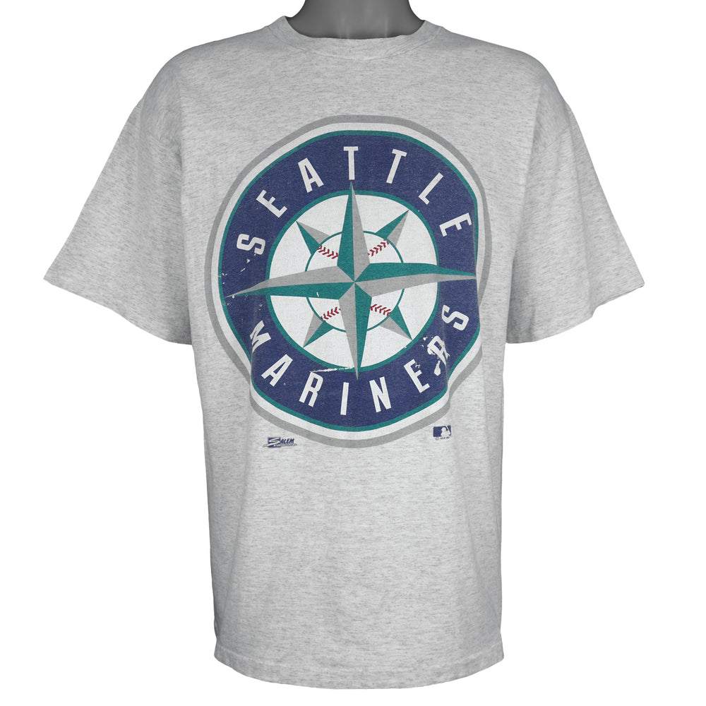 MLB (Salem) - Seattle Mariners Single Stitch T-Shirt 1992 X-Large Vintage Retro Baseball