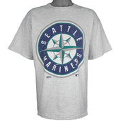 MLB (Salem) - Seattle Mariners Single Stitch T-Shirt 1992 X-Large Vintage Retro Baseball