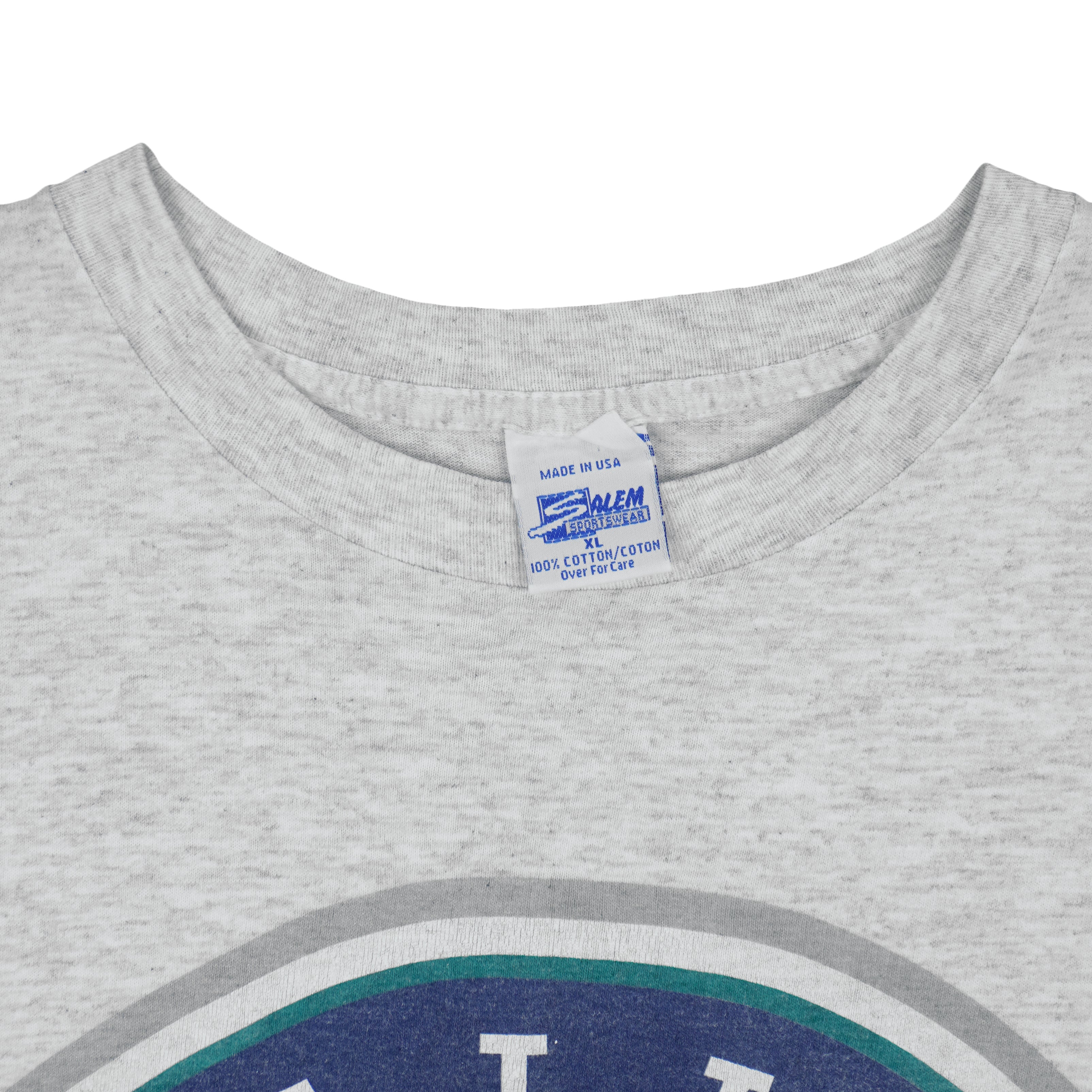 MLB (Salem) - Seattle Mariners Single Stitch T-Shirt 1992 X-Large Vintage Retro Baseball