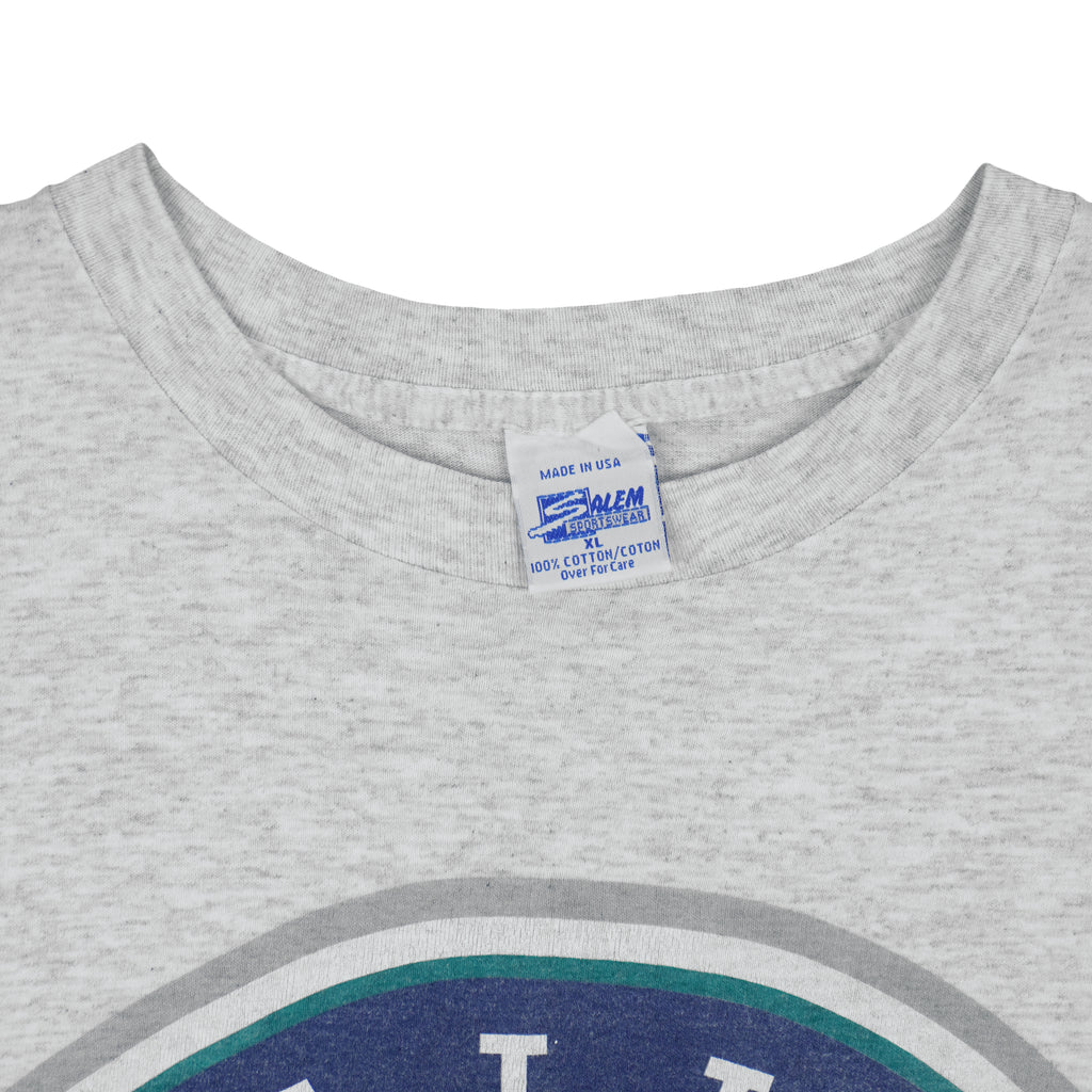 MLB (Salem) - Seattle Mariners Single Stitch T-Shirt 1992 X-Large Vintage Retro Baseball