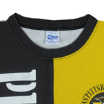 NHL (Salem) - Black, Grey and Yellow Pittsburgh Penguins T-Shirt 1994 X-Large Vintage Retro Hockey