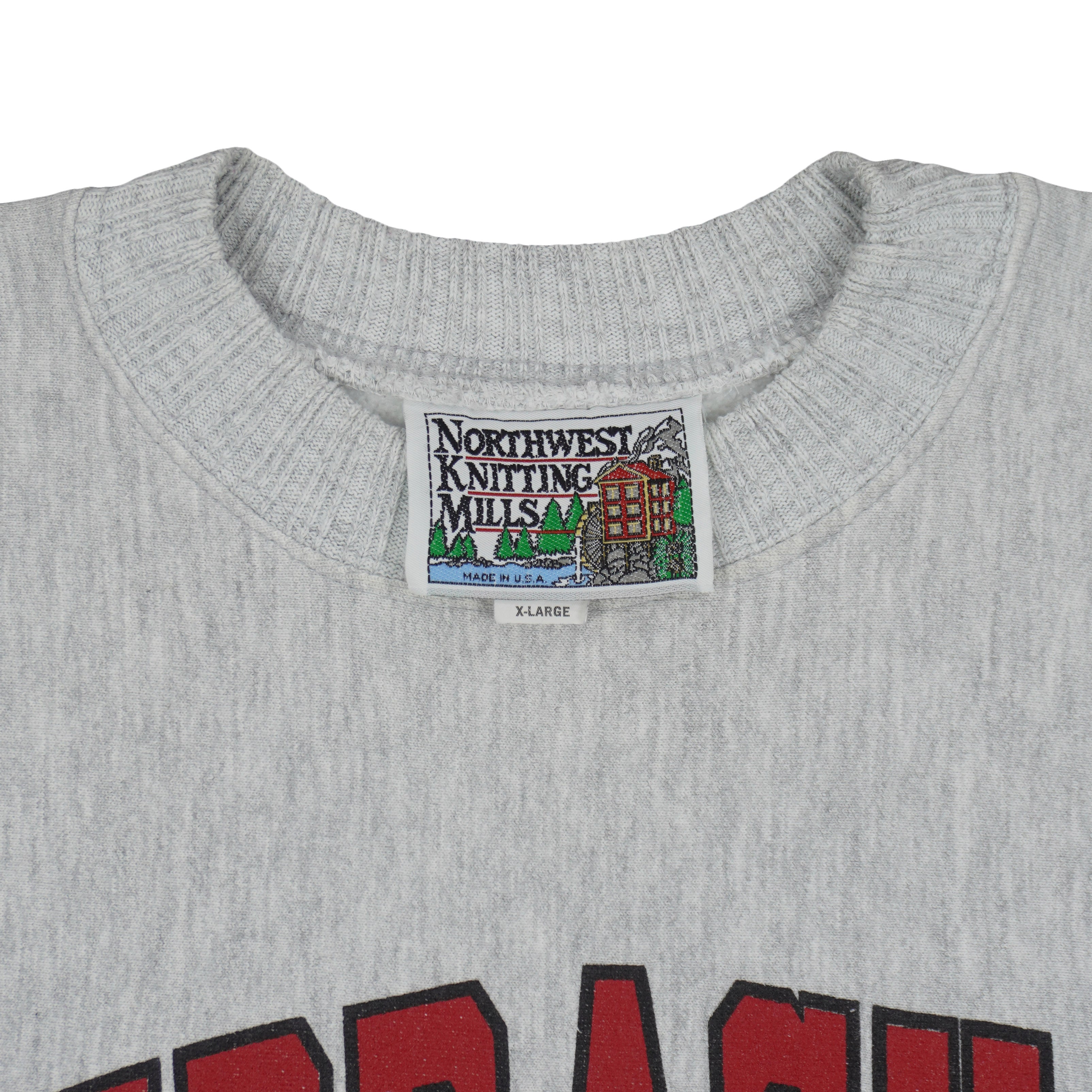 NCAA (Northwest Knitting Mills) - University of Nebraska Sweatshirt 1990s X-Large Vintage Retro