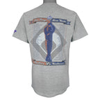 MLB (Pro Player) - World Series New York Yankees VS San Diego Padres T-Shirt 1998 Medium Vintage Retro Baseball