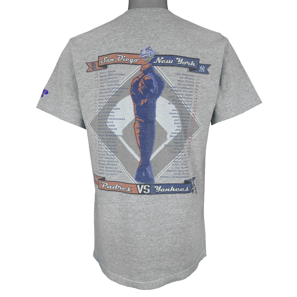 MLB (Pro Player) - World Series New York Yankees VS San Diego Padres T-Shirt 1998 Medium Vintage Retro Baseball