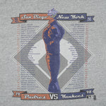 MLB (Pro Player) - World Series New York Yankees VS San Diego Padres T-Shirt 1998 Medium Vintage Retro Baseball