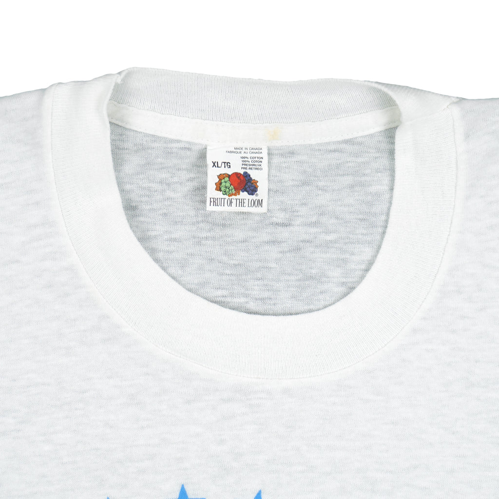 MLB (Fruit Of The Loom) - Toronto Blue Jays The All Star Season T-Shirt 1991 X-Large Vintage Retro Baseball