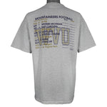 NCAA (Powerpro) - West Virginia Mountaineers Helmet T-Shirt 1990s X-Large Vintage Retro