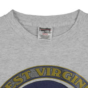 NCAA (Powerpro) - West Virginia Mountaineers Helmet T-Shirt 1990s X-Large Vintage Retro