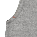 Vintage - Grey World Gym Big Spell-Out Sleeveless Shirt Large Vintage Retro